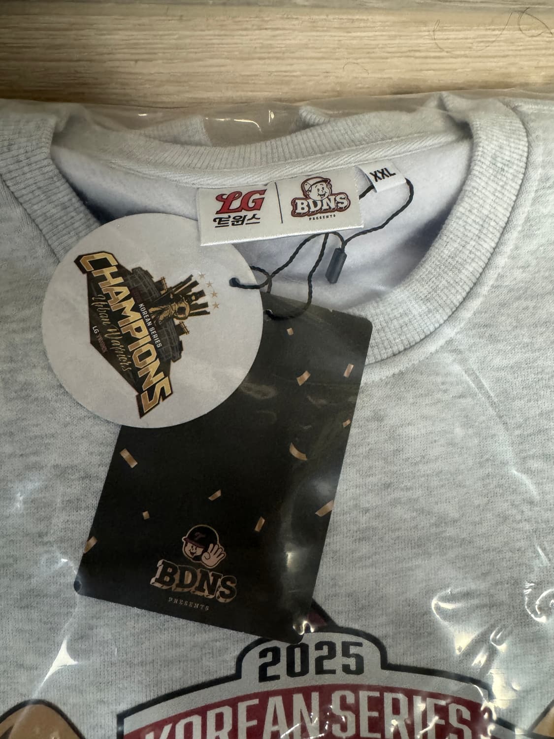 빠더너스 x LG트윈스 2025 한국시리즈 로스터 맨투맨 상품이미지3