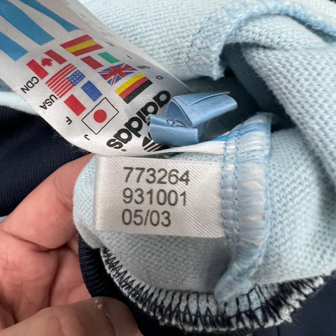 아디다스 스카이블루 칠레 져지 105 상품이미지3