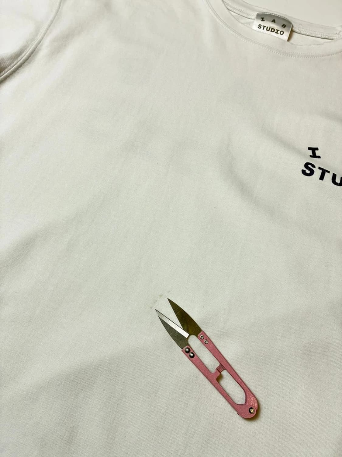 아이앱스튜디오 빅로고 베이직 반팔 티셔츠 PN8600 상품이미지4