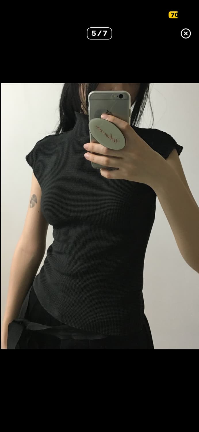 이세이미야케 High Neck Top(Black) 상품이미지5