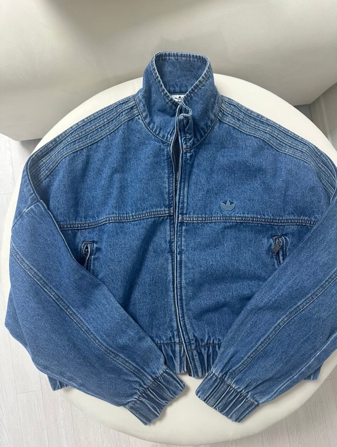 아디다스 데님 자켓 M사이즈 상품이미지1