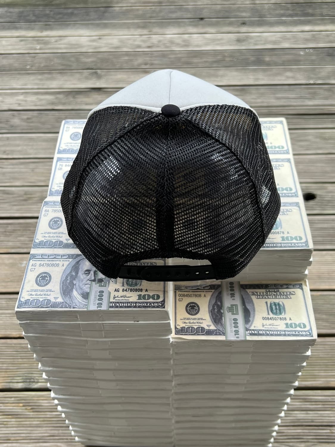 90's 빈티지 스컬 트러커캡 바이커 메쉬 스냅백 상품이미지4