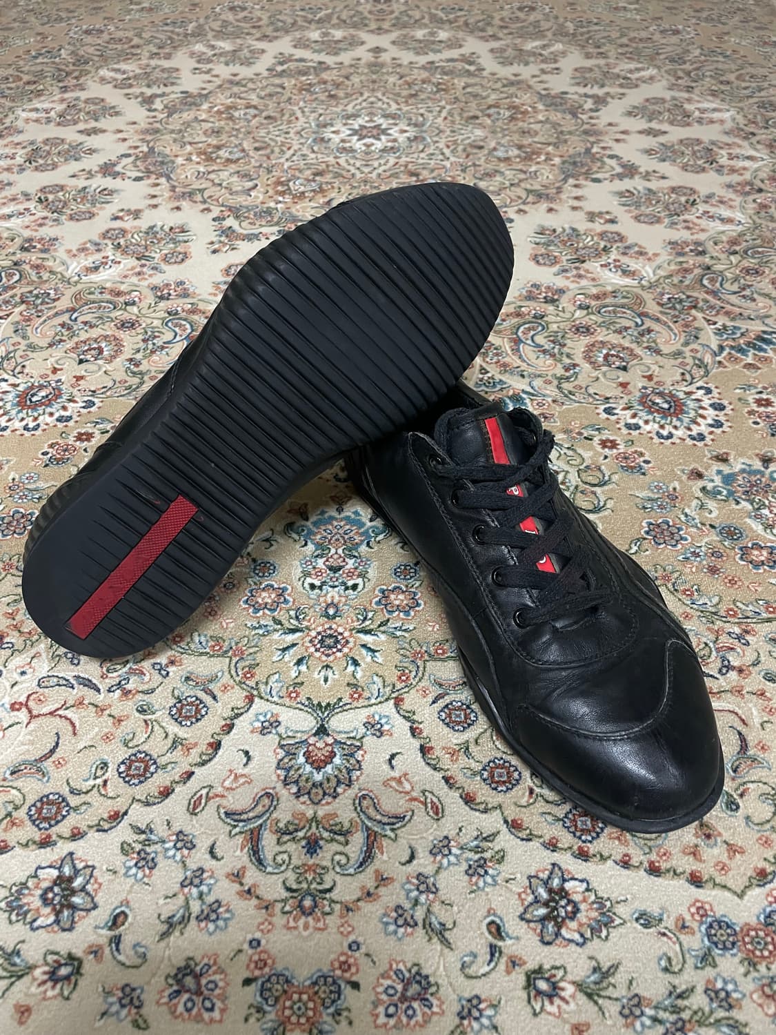 00s 프라다스포츠 아카이브 레더 스니커즈 270mm 상품이미지7