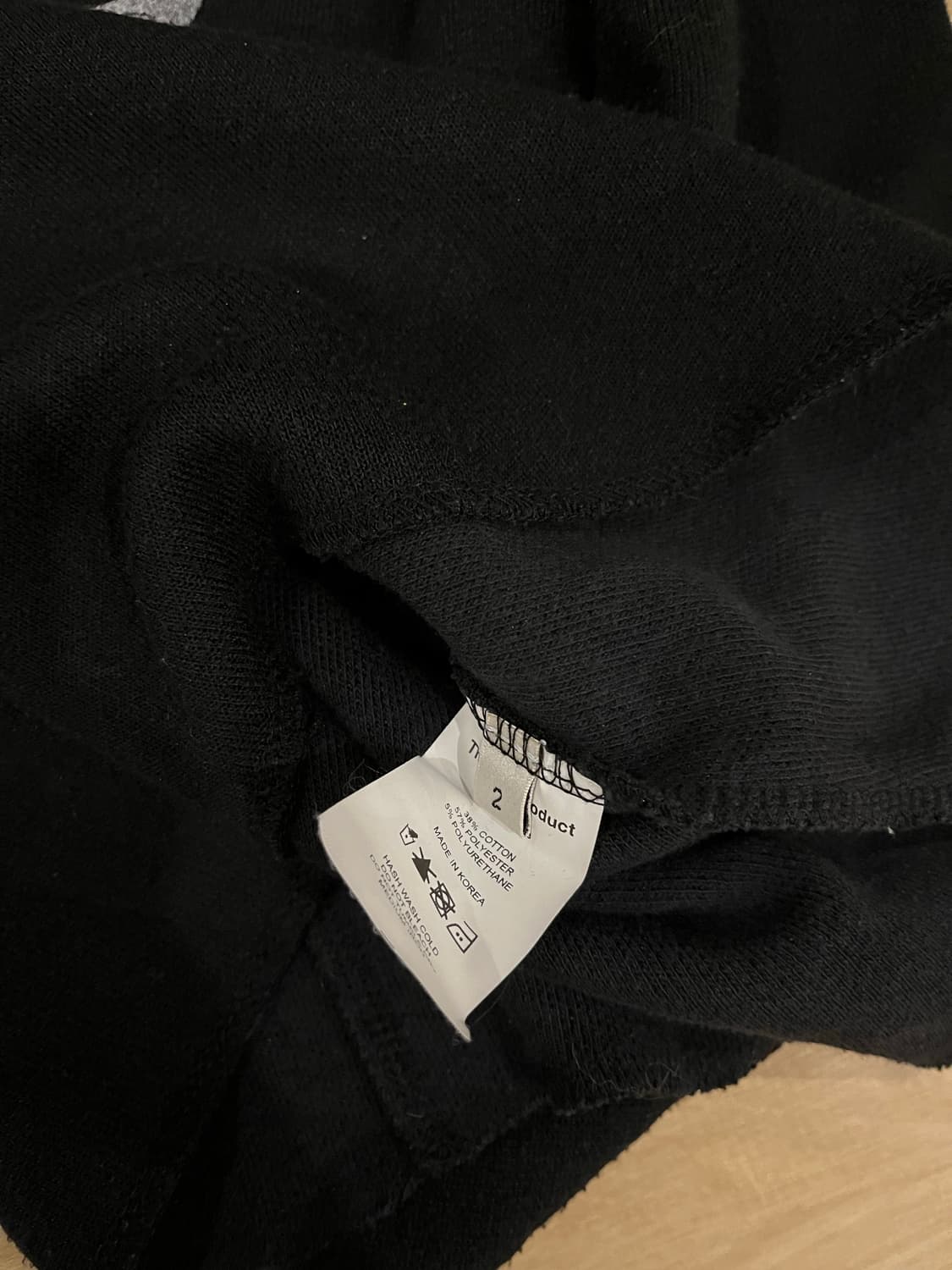 TheOpen Product 피티드탑 블랙 상품이미지4