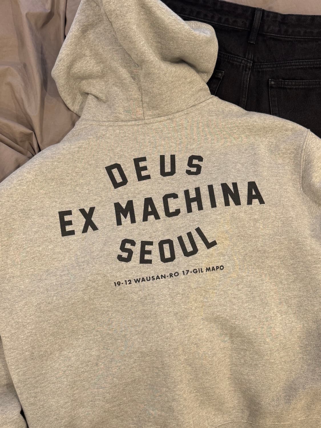 데우스 서울 후드집업 그레이 헤더 XL 상품이미지1