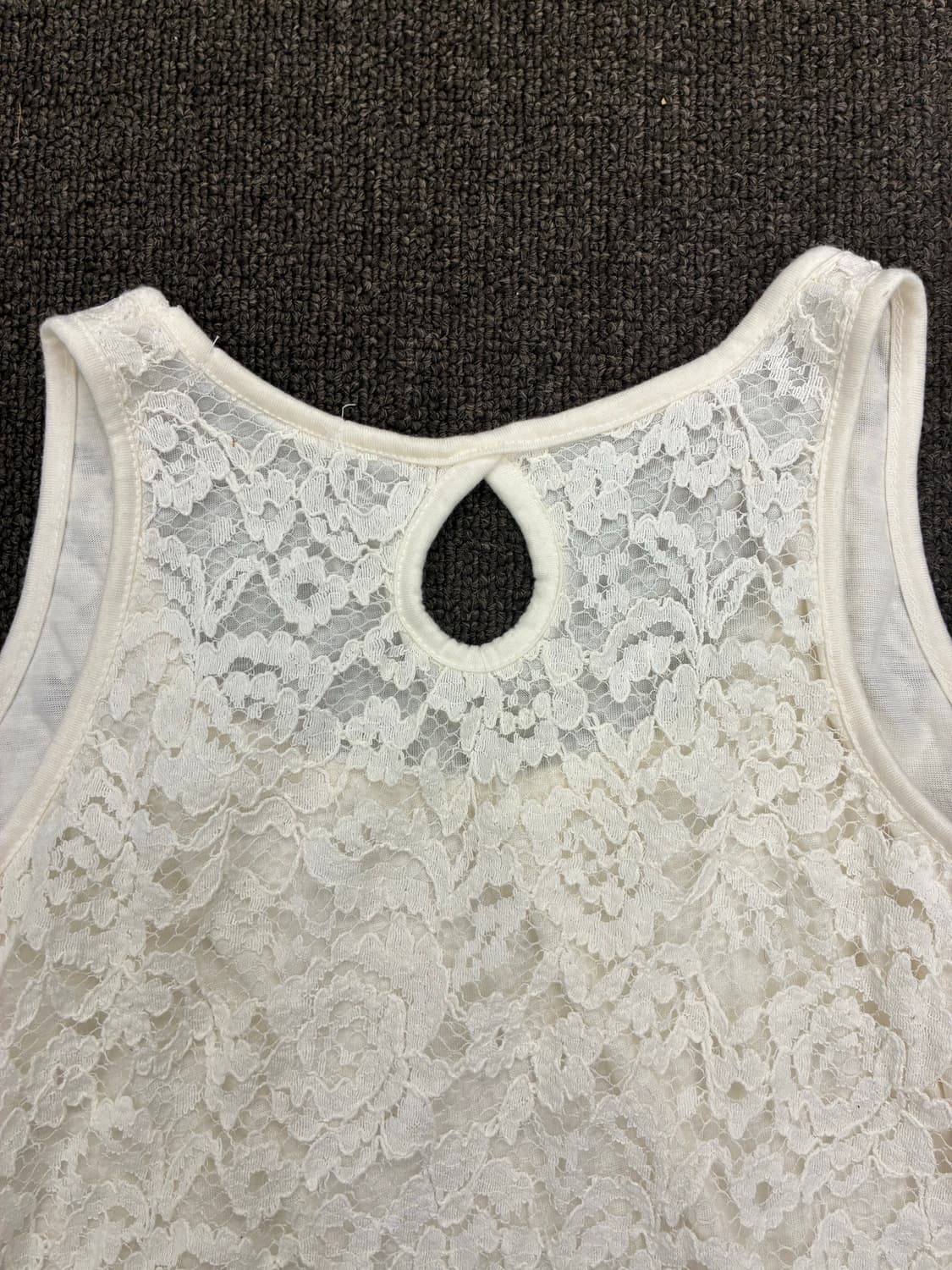 M)Ingni 빈티지 여성 꽃 레이스 나시 상품이미지7