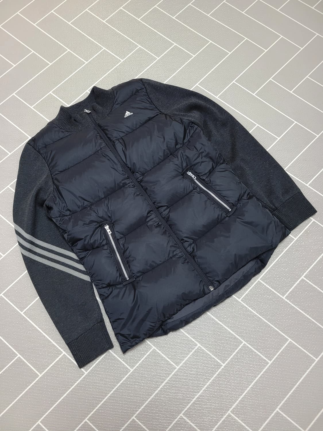 아디다스 골프 리플렉티브 퍼텍스 퀸텀 구스 니트 점퍼 M 상품이미지1