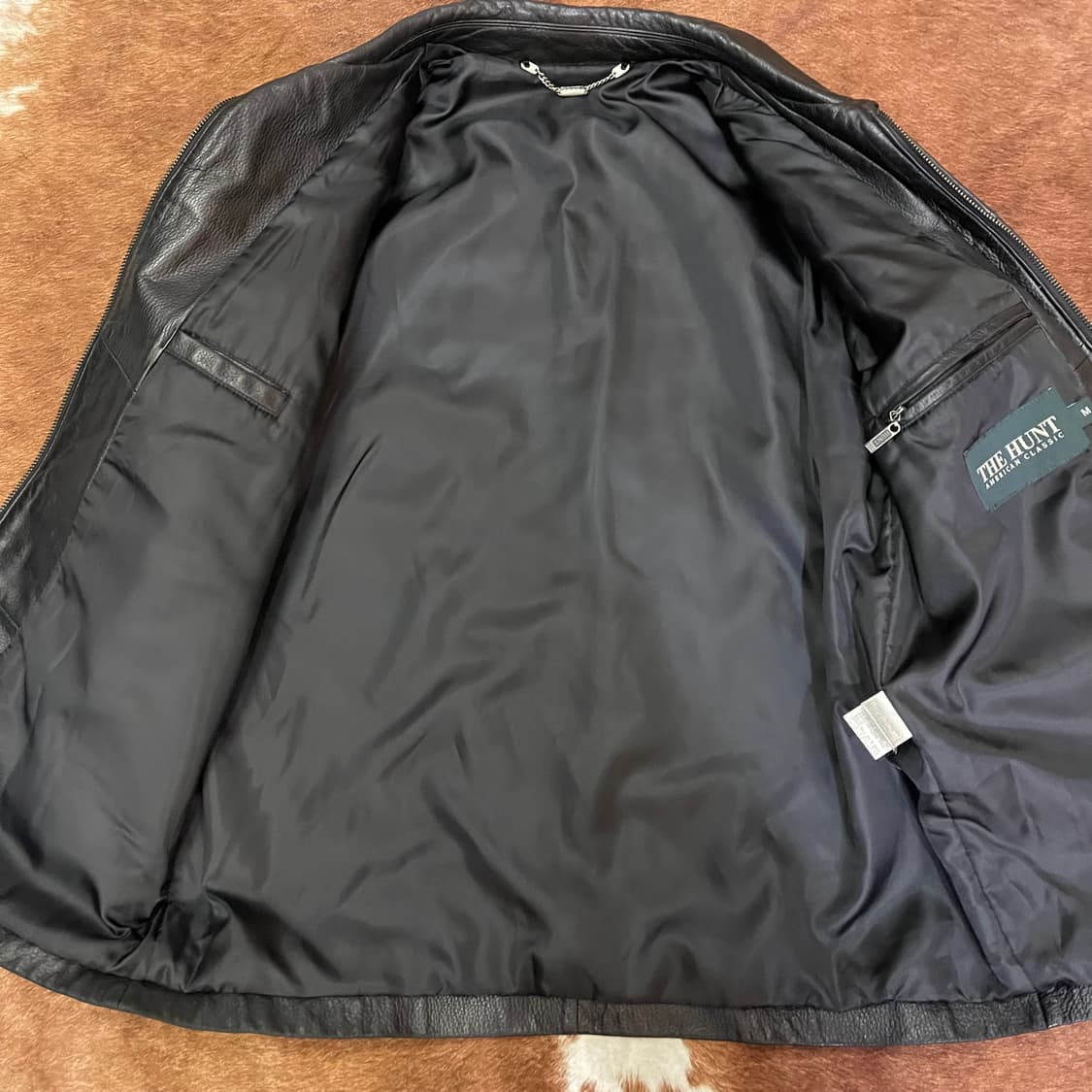 Vintage THE HUNT leather jacket 상품이미지6