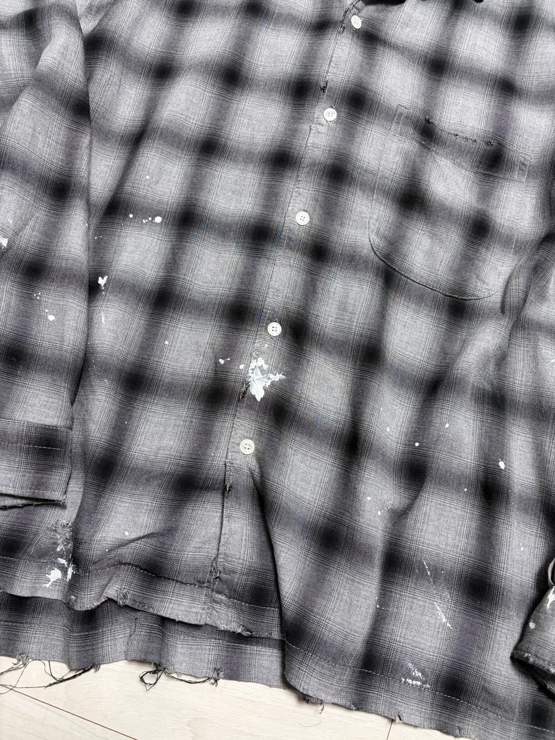 (1) Hommless 홈리스 레이온 셔츠  상품이미지2