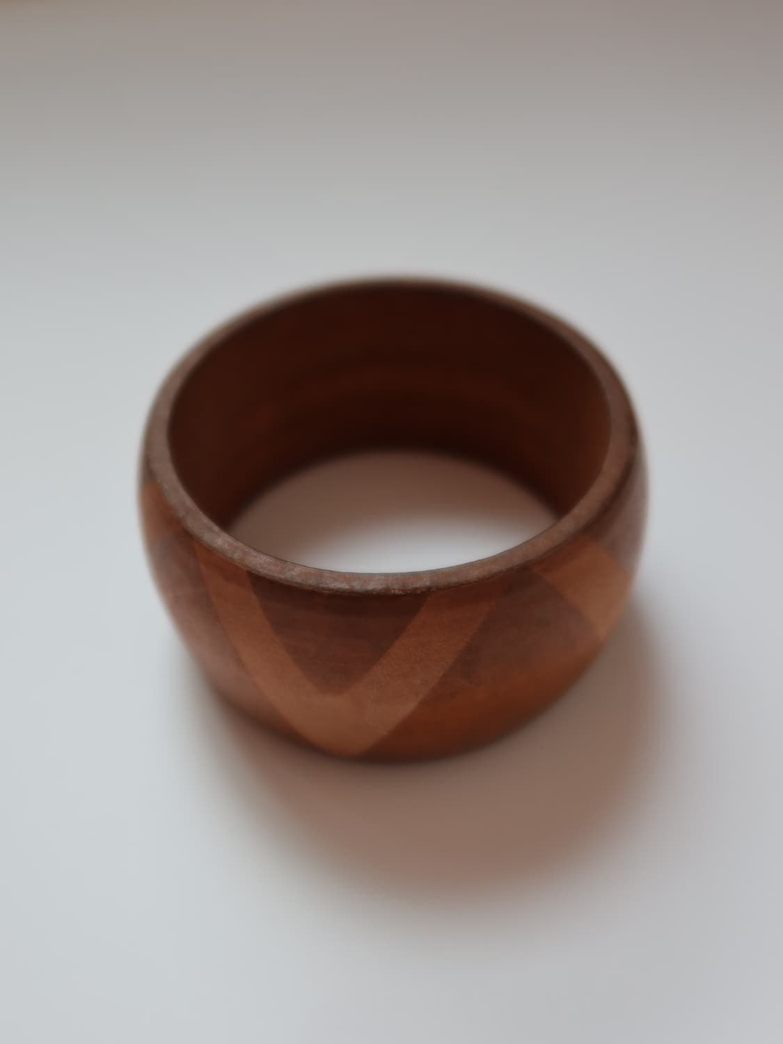 V pattern wood bangle 상품이미지6
