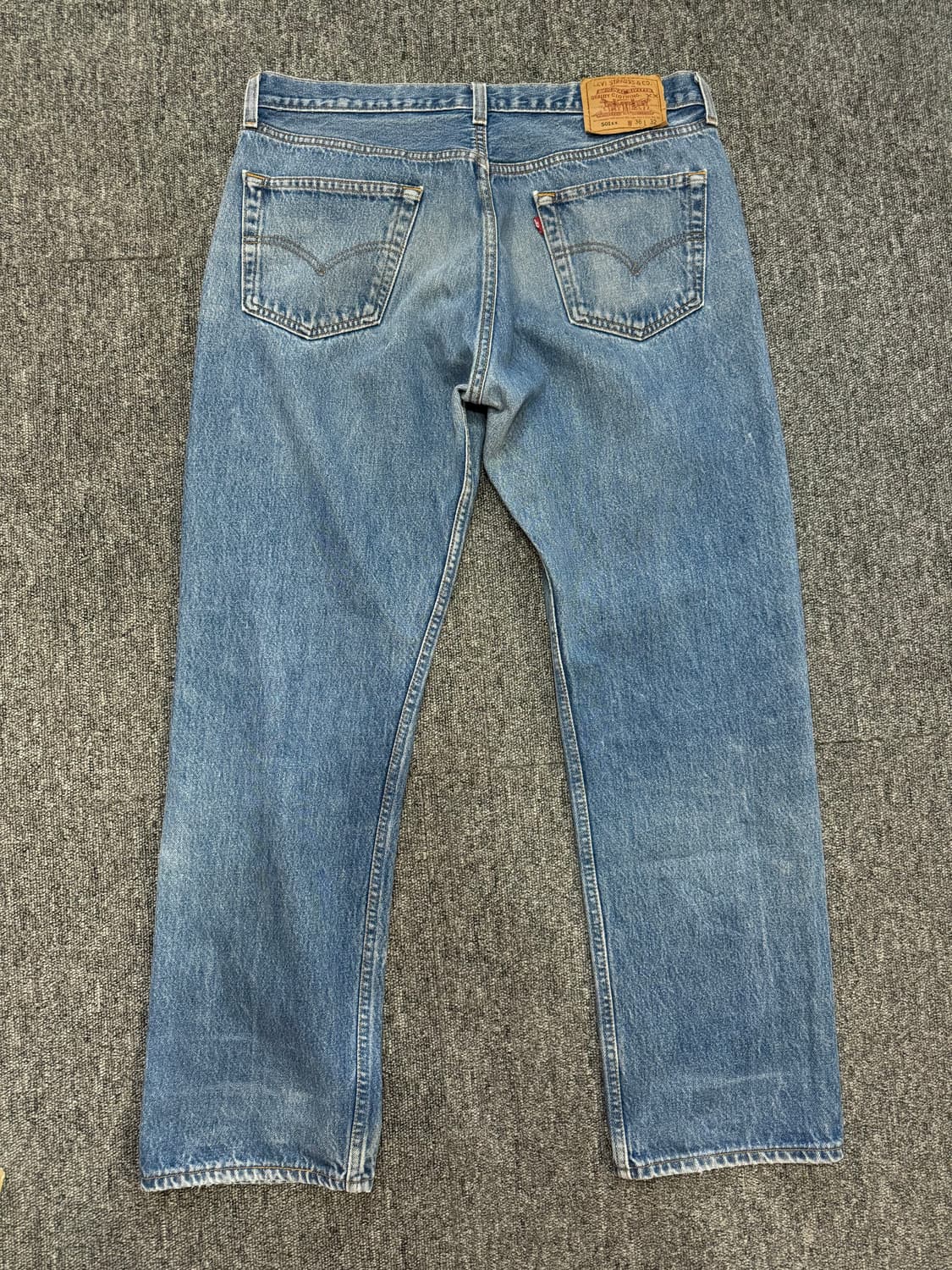 90s 리바이스 501xx USA 데님 빈티지 미디엄블루 36 상품이미지8