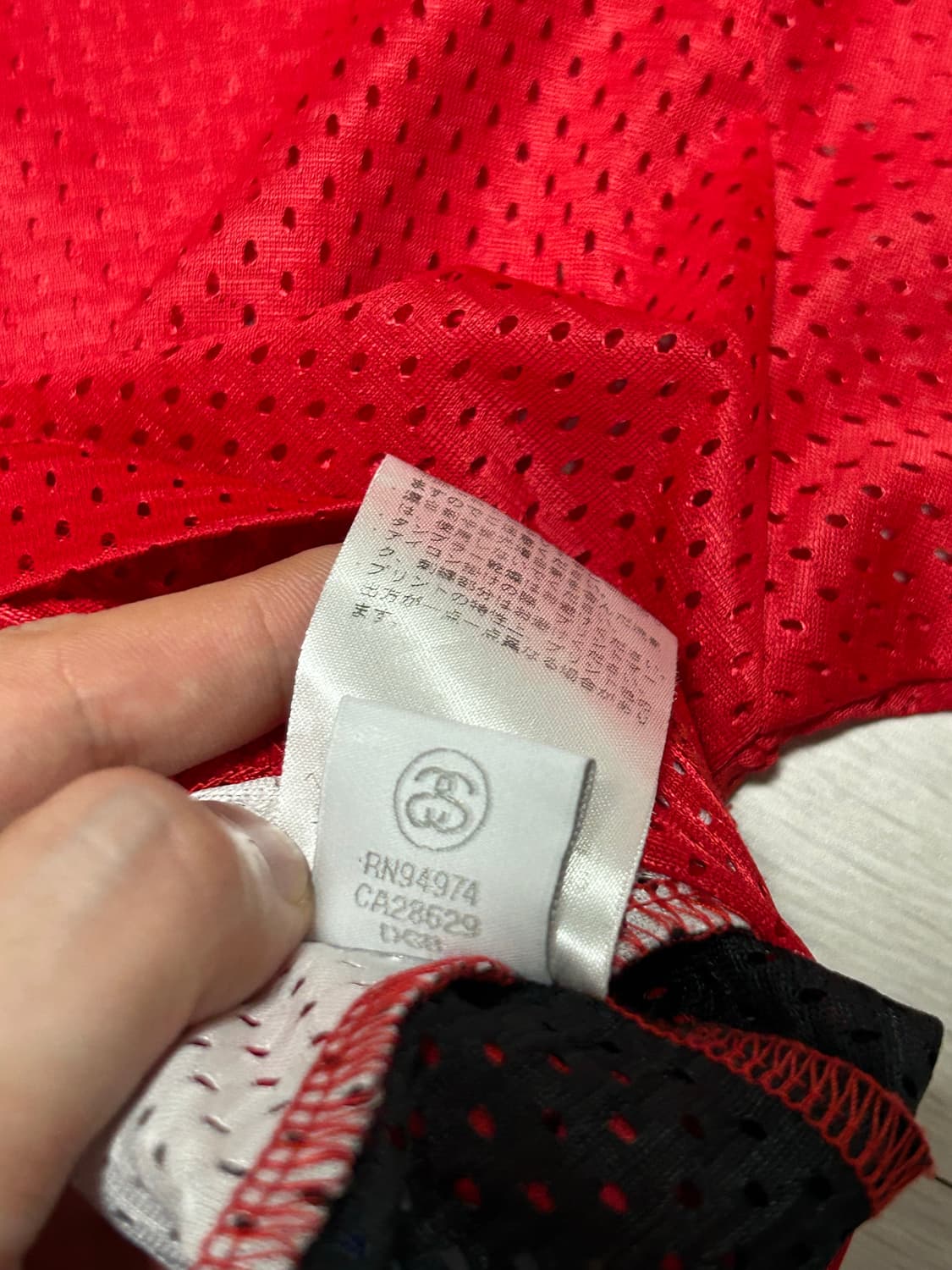 스투시 x 챔피온 재팬 게임 저지 레드 상품이미지5