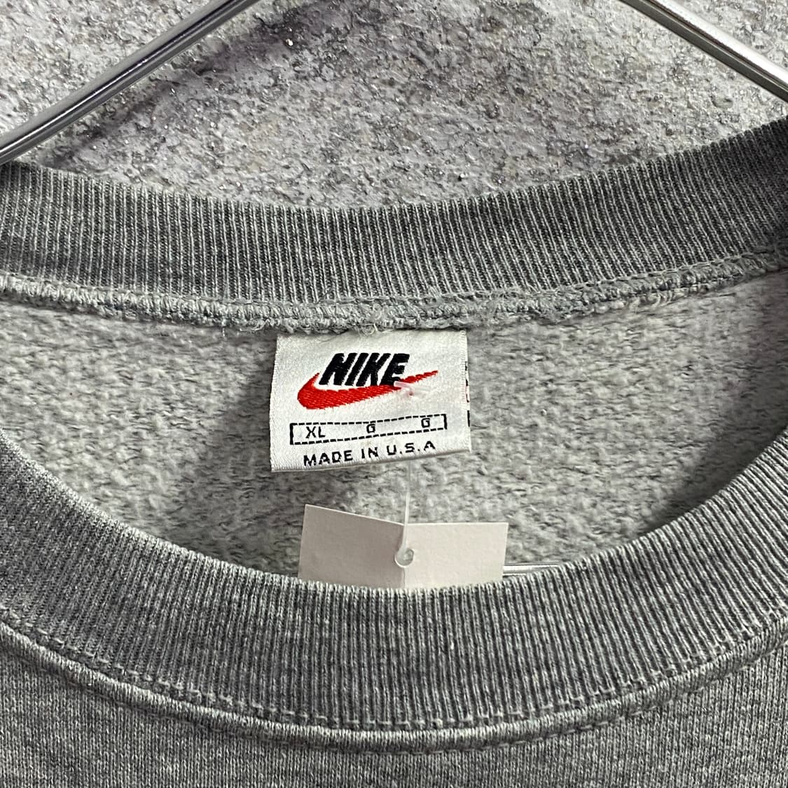 나이키 올드스쿨 빅로고 그레이 스웻셔츠B2925 상품이미지3