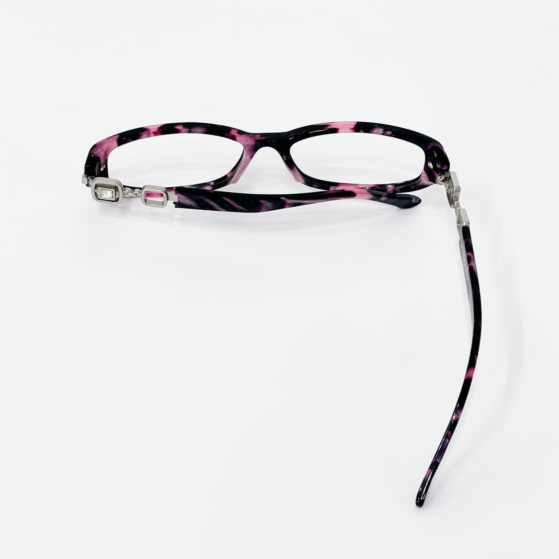 JUNLUSHIQI 퍼플 체인 뿔테 데드스탁 빈티지안경 상품이미지4