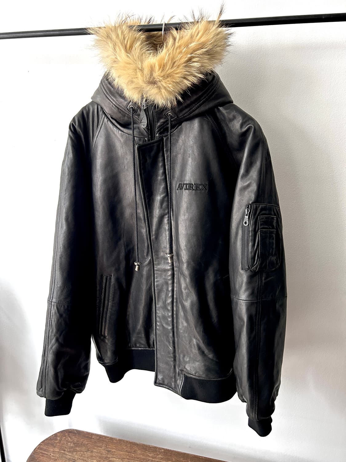 00‘s Avirex leather down(가죽 다운자켓) 상품이미지3