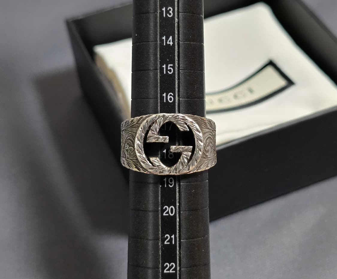 구찌 인터로킹 GG 반지 19호 상품이미지3