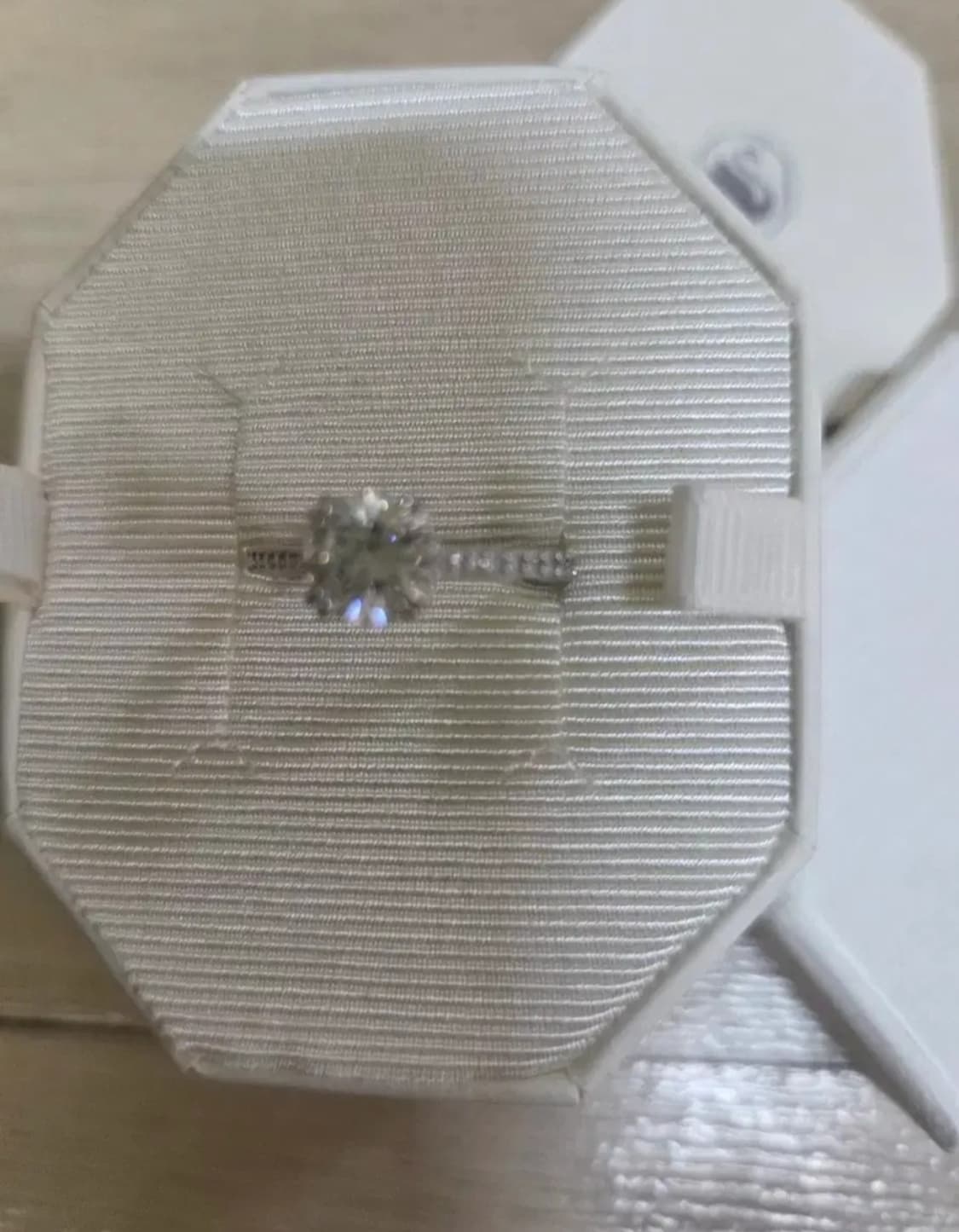 새제품)스와로브스키 칵테일 반지 52호 정품 상품이미지8