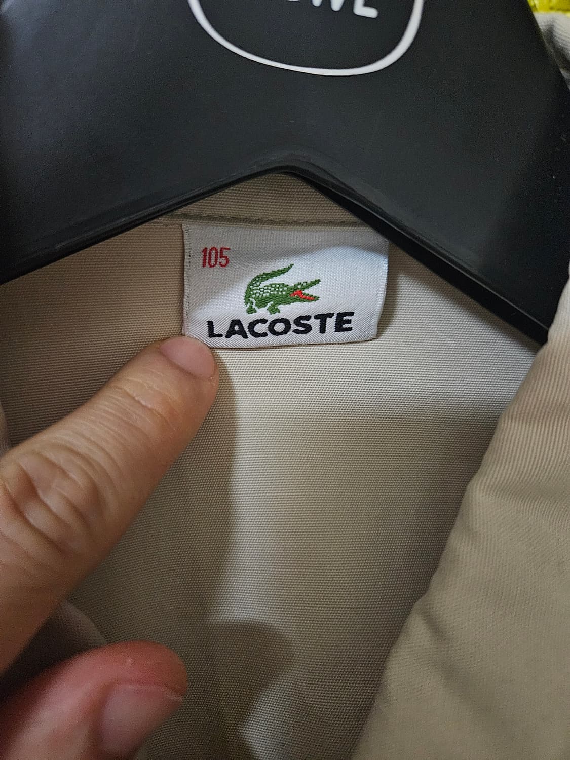 라코스테 베이지 면 자켓/블루종 105 상품이미지7