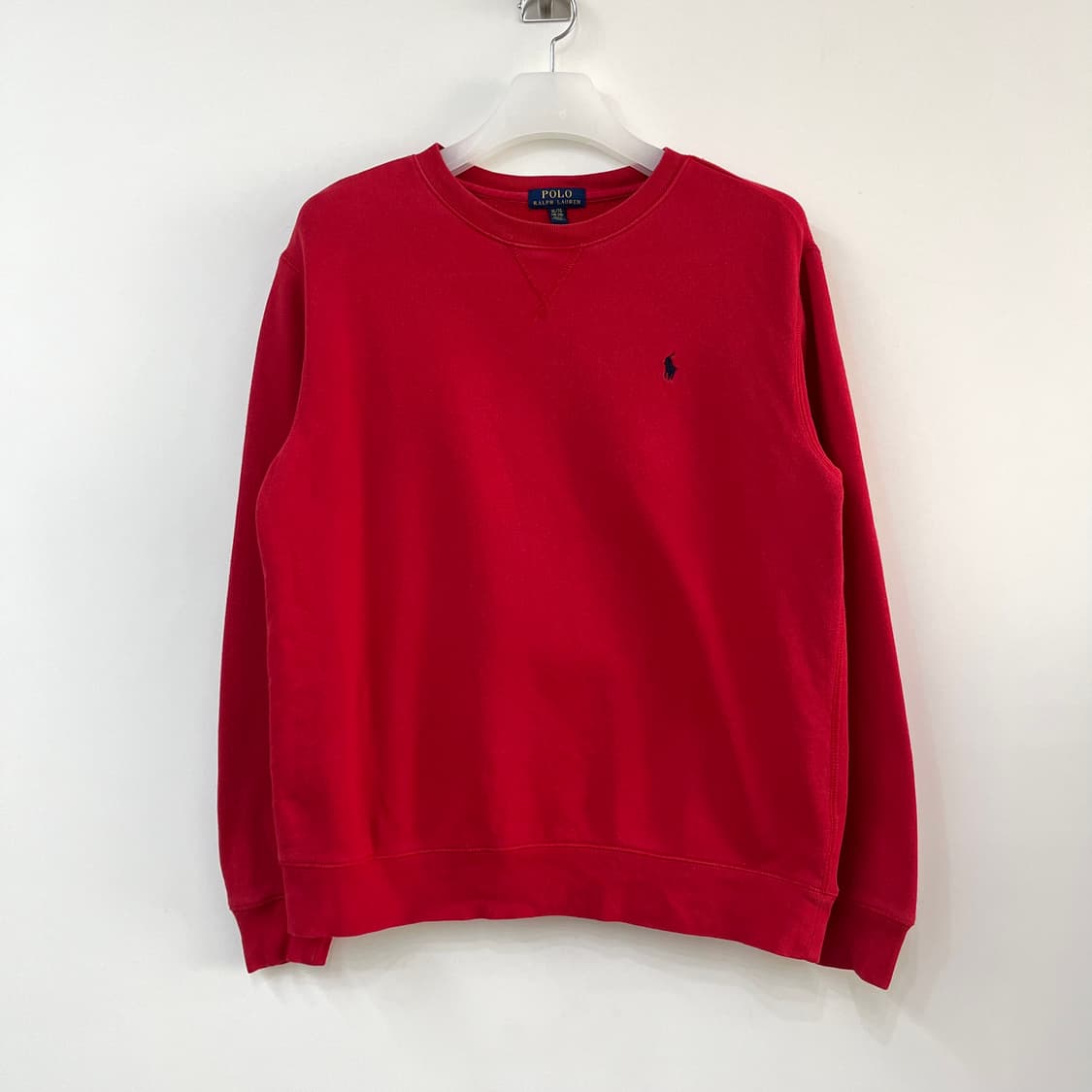 폴로 랄프로렌 신형 네이비 포니 레드 맨투맨 상품이미지2