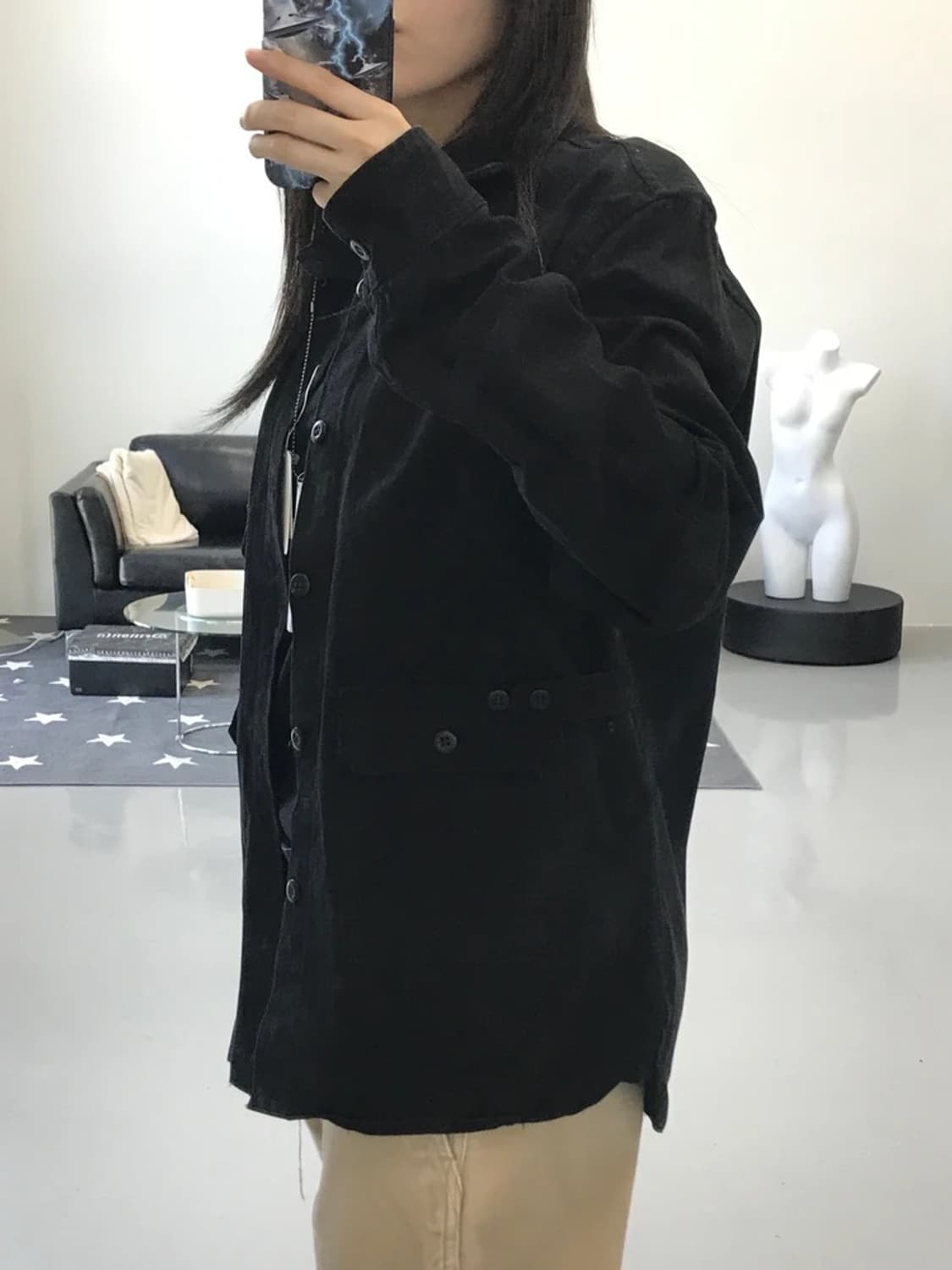DEESMANCE Workwear Hemp Shirt 상품이미지3