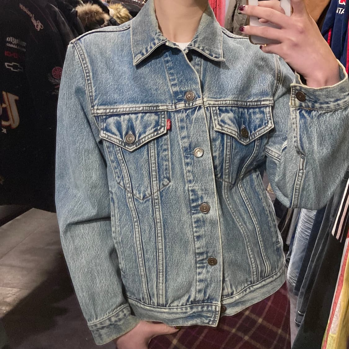 [IM]리바이스 워싱 연청 데님자켓 상품이미지3