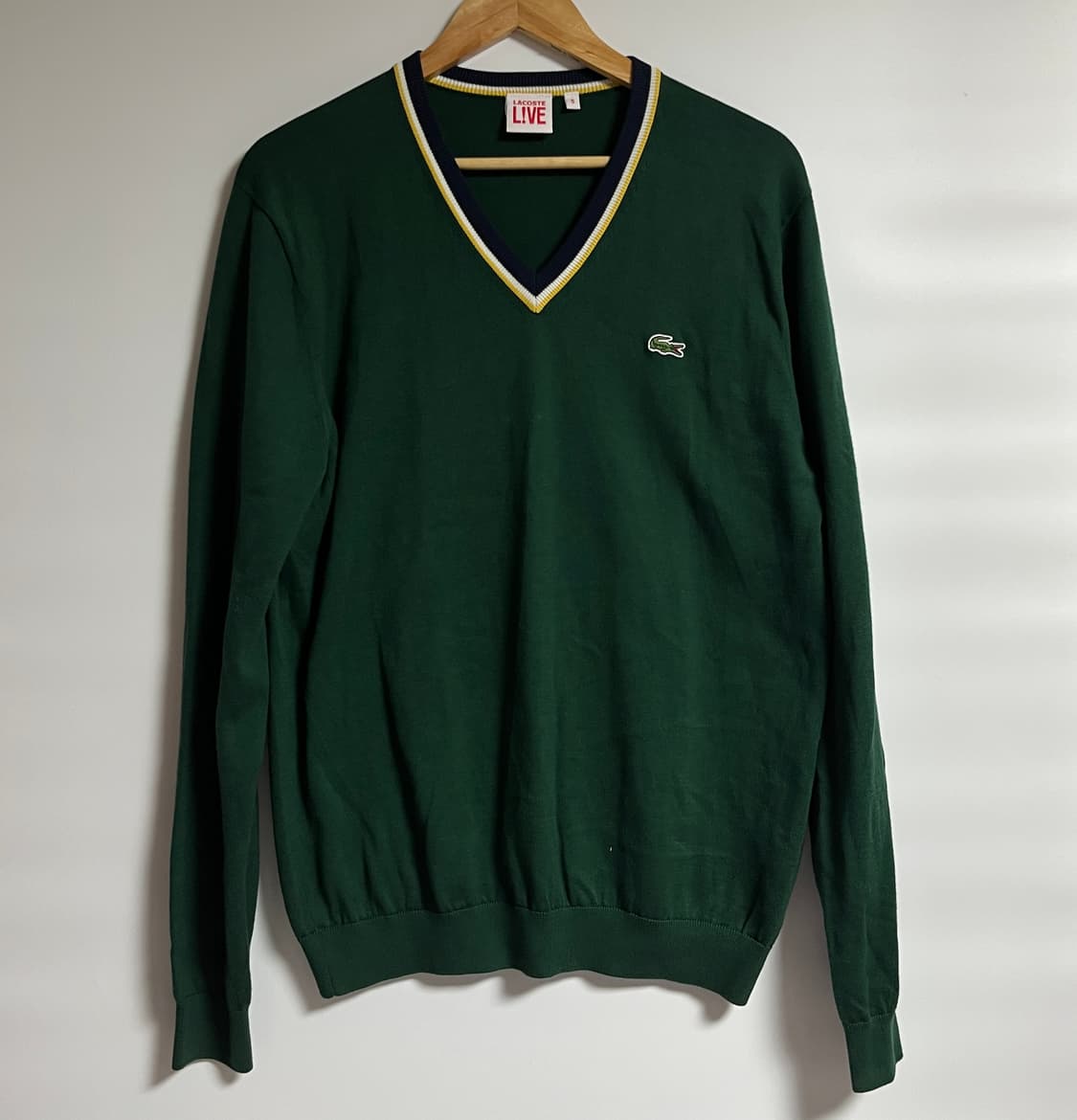공용 라코스테 라이브 브이넥 니트 스웨터 105 상품이미지1