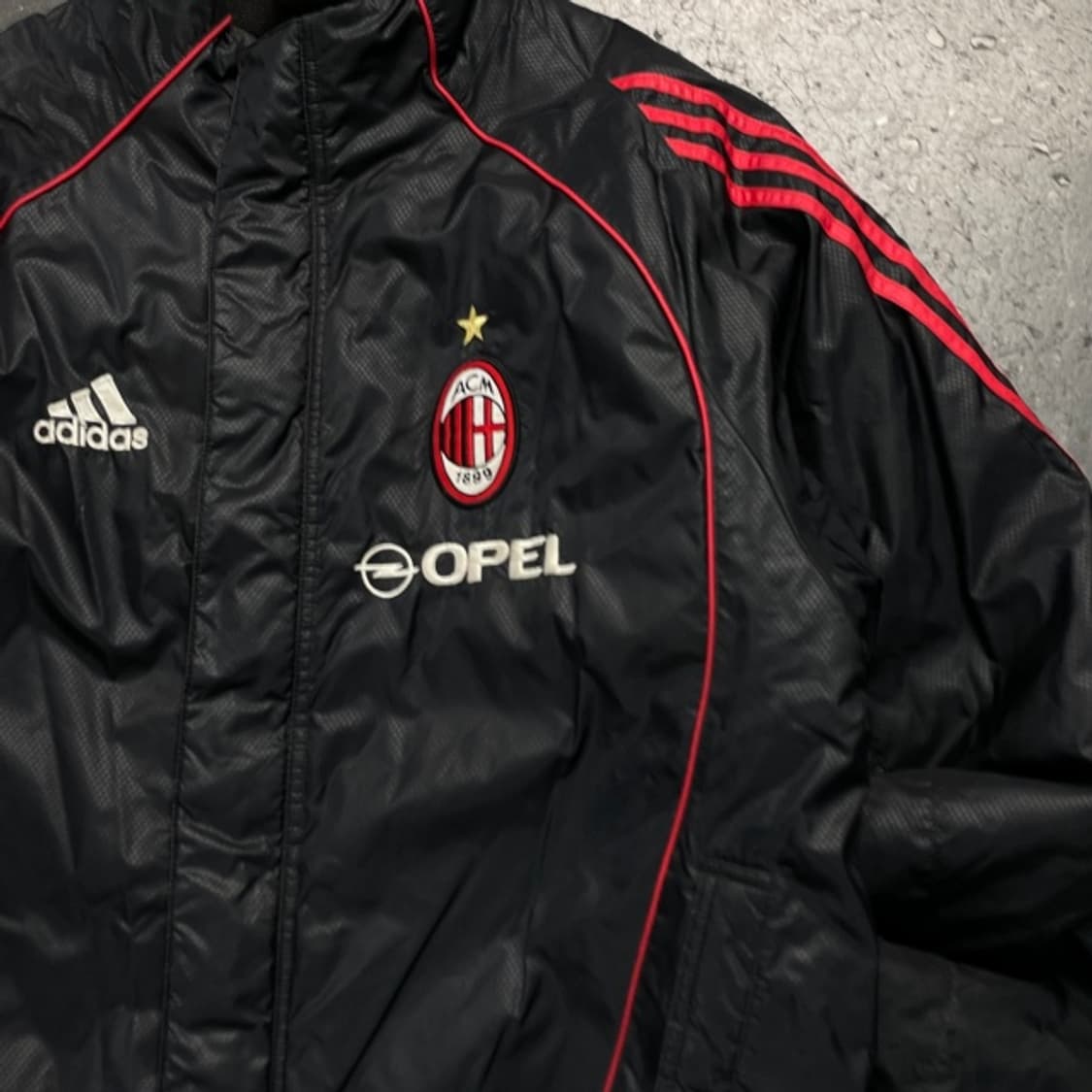 100 아디다스 AC 밀란 오펠 스타디움 자켓 상품이미지2