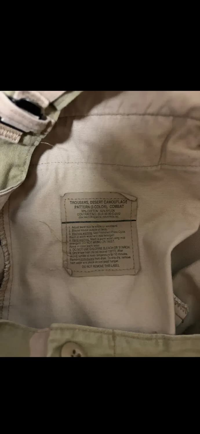 90s desert camo BDU pants L사이즈 상품이미지4