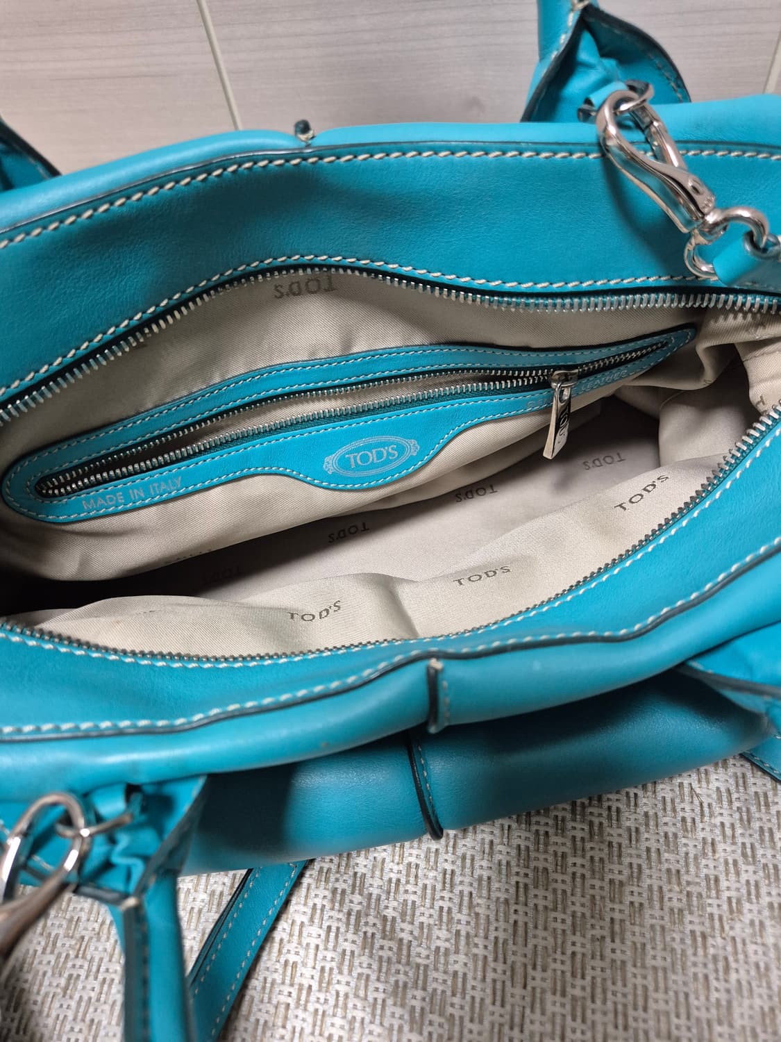 정품 토즈 TODS 디백 D백 토트백 크로스백 천연가죽 상품이미지5