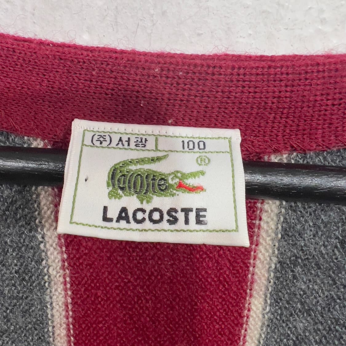 라코스테 스트라이프 가디건 상품이미지5