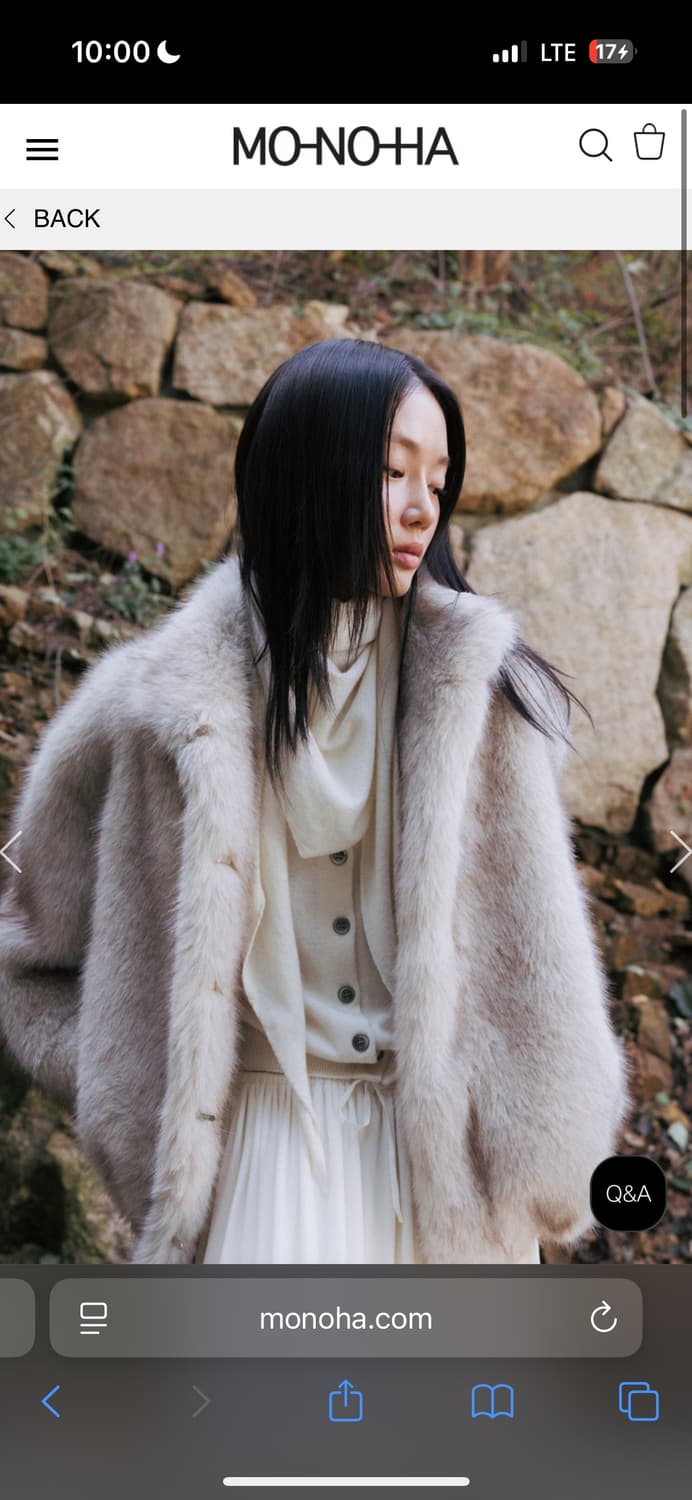 모노하퍼자켓 아이보리 상품이미지3