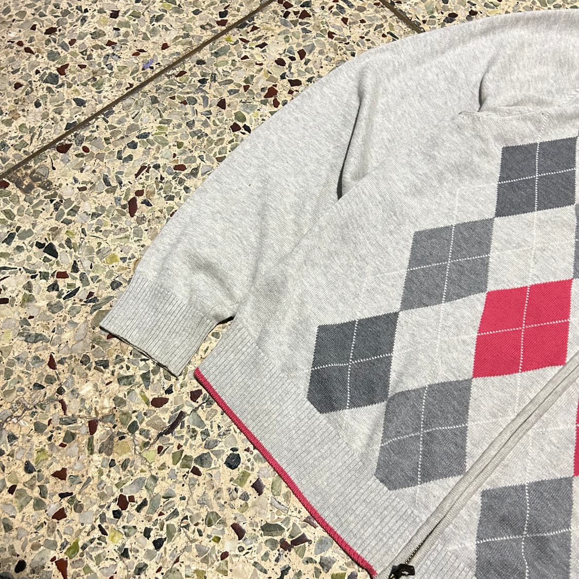 브룩스 브라더스(Brooks Brothers) 아가일 패턴 투웨이 니트 상품이미지3