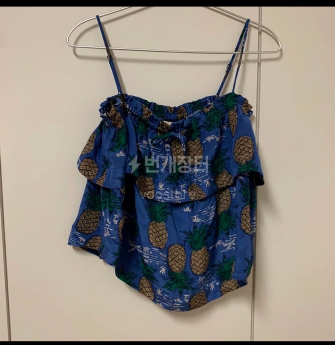 Sea ny 씨뉴욕 파인애플러플탑 0사이즈 새상품 상품이미지4