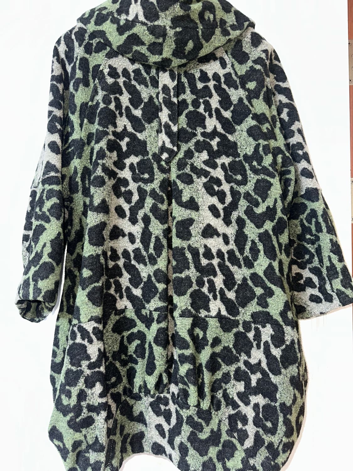 갸루 펑크 호피 코트 상품이미지2