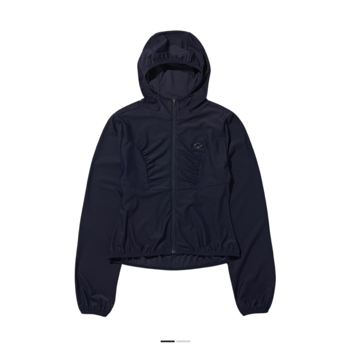 미스치프 후드 와플 집업 네이비 상품이미지1