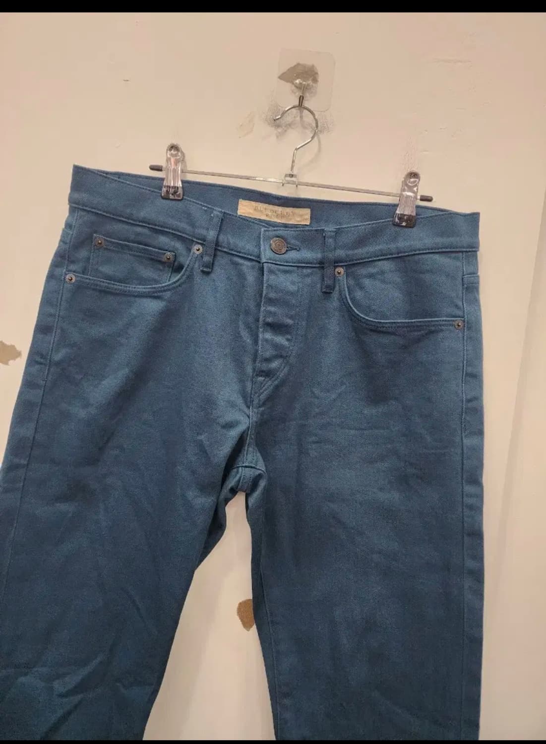버버리 매장정품 스판기 바지 32  새제품 상품이미지2