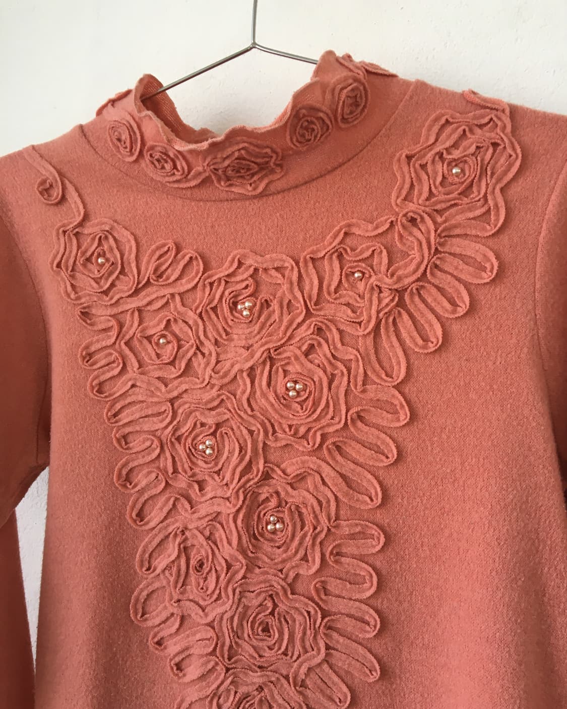 Pattern point high neck knit 상품이미지4