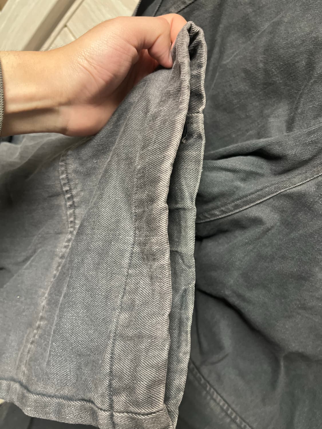 [1] 해칭룸 밀 팬츠 워시즈 차콜  상품이미지4