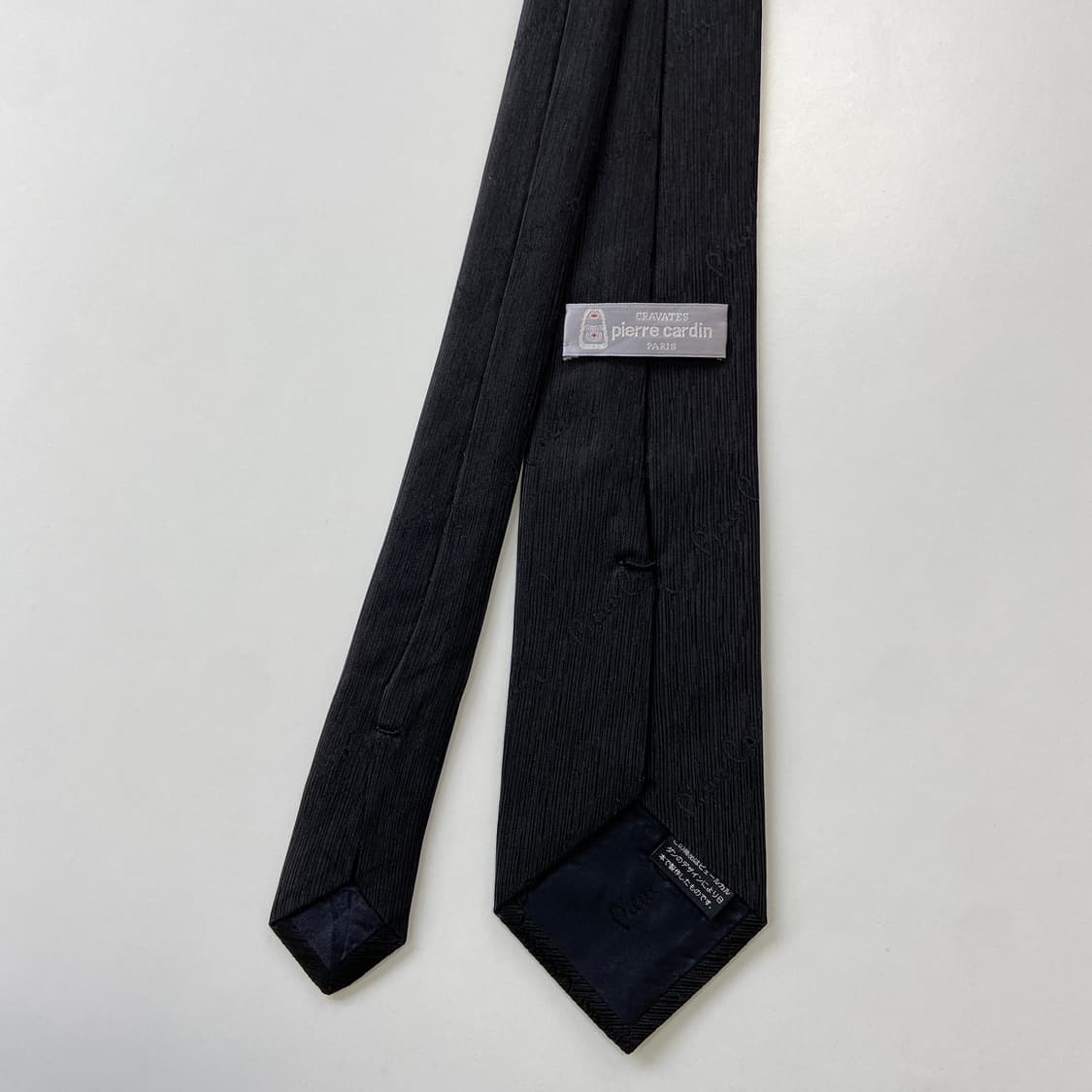 피에르가르뎅 (Pierre Cardin)명품정품 블랙넥타이 7.8cm 상품이미지2