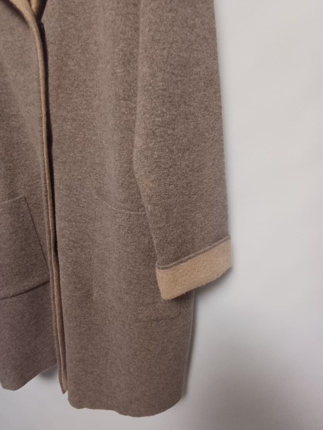 닥스 베이지 캐시미어 혼방 코트 상품이미지3