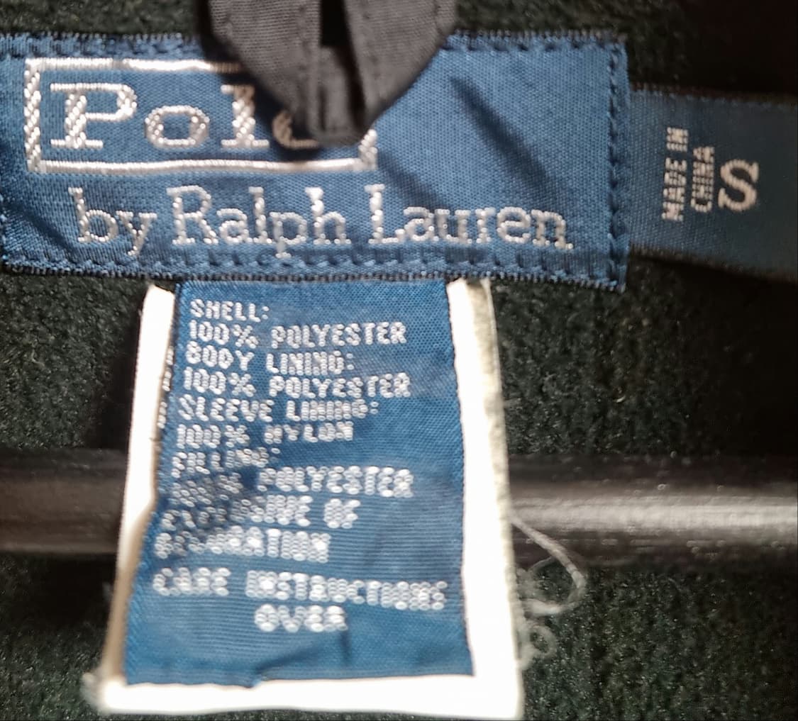 오버핏 S ) 폴로랄프로렌 블랙 기모 바라쿠다 블루종 자켓 상품이미지3