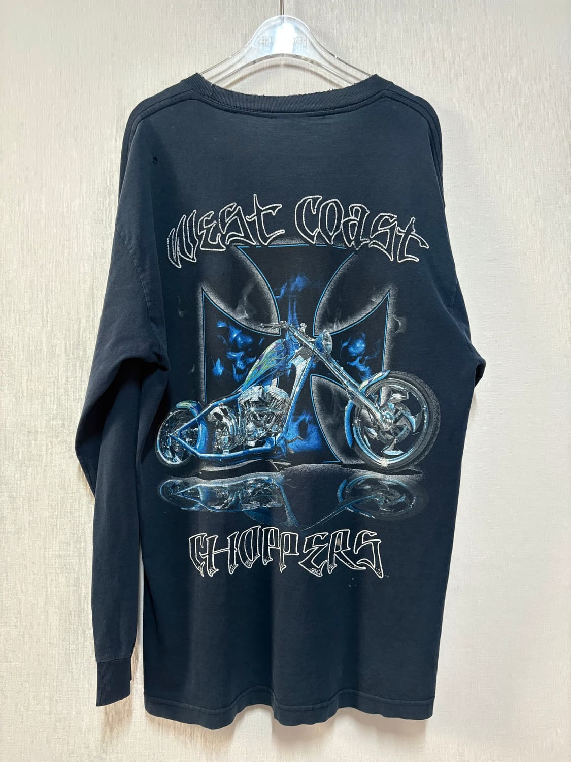 [L] West Coast Choppers 롱슬이브 네이비 상품이미지2