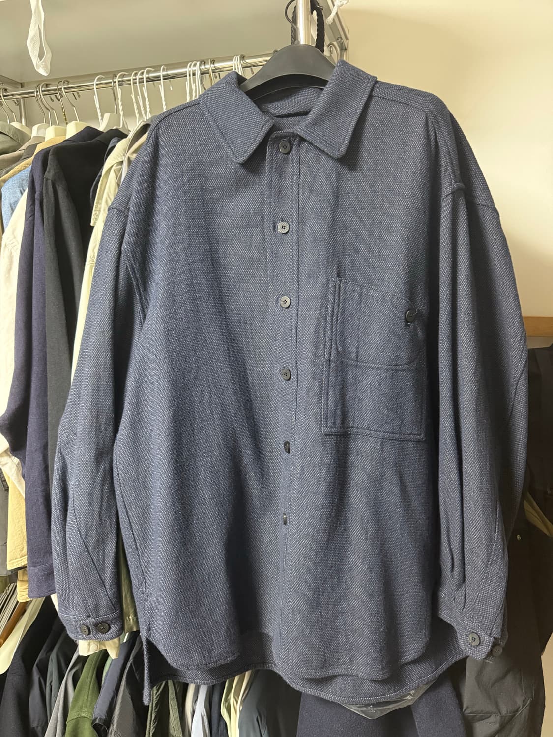 도큐먼트 데님셔츠XL 상품이미지1