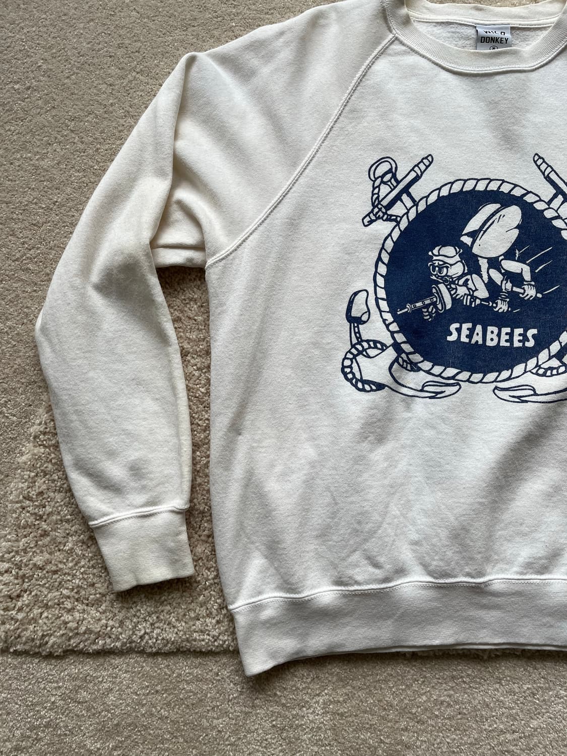 와일드동키 SEABEES 레글런 스웻셔츠 (100-103) 상품이미지5