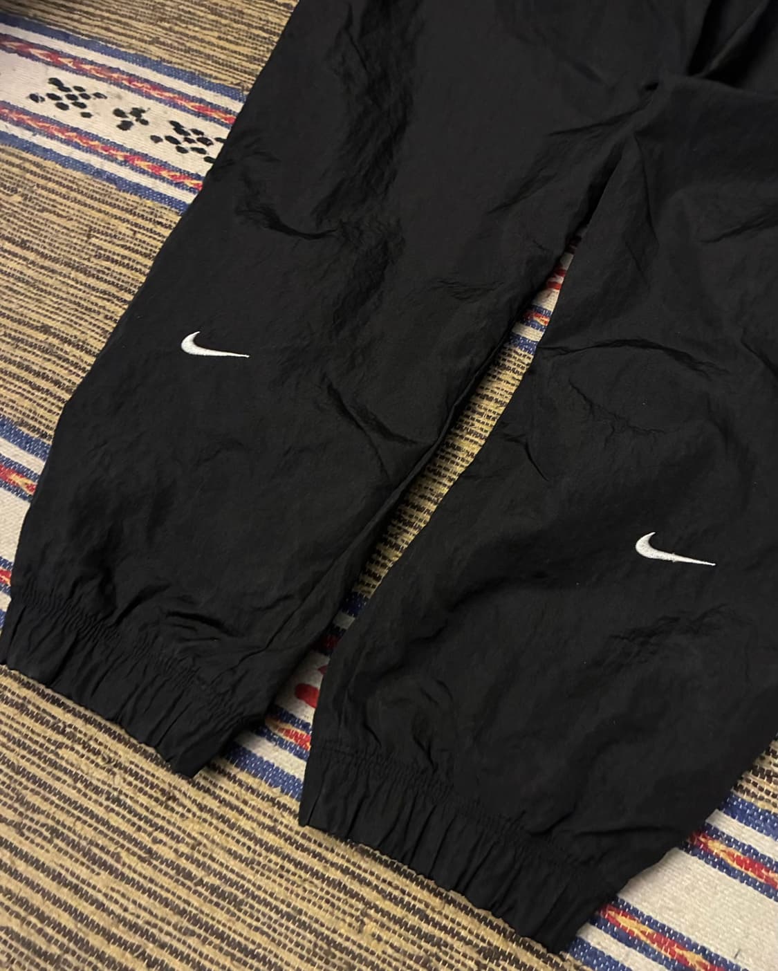 (XXL)나이키 더블스우시 우븐 나일론팬츠 조거팬츠 블랙 상품이미지8