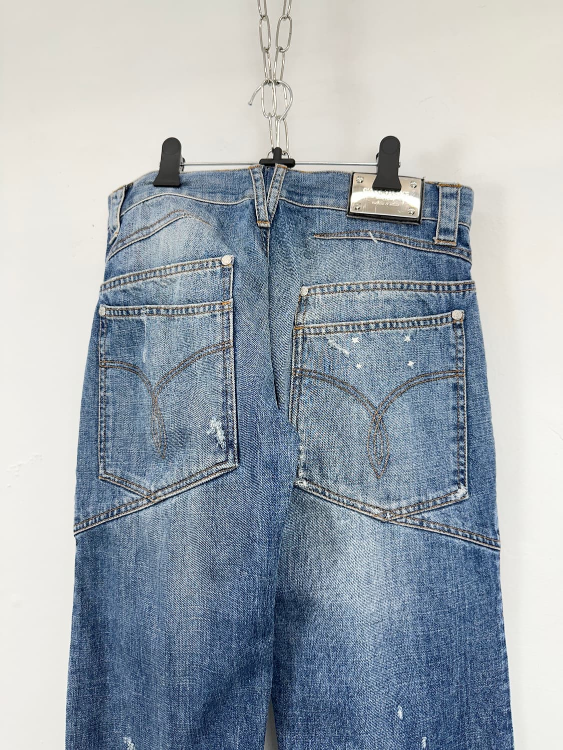 Versace Metal Plate Detail Denim Pants 상품이미지6