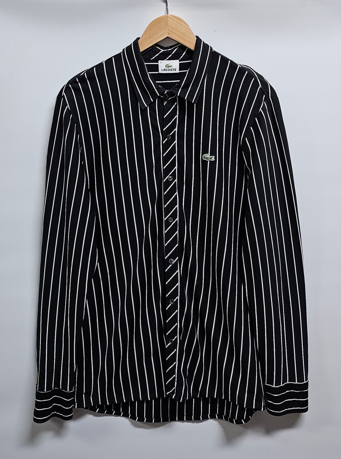 라코스테 블랙 스트라이프 셔츠 4(100) 상품이미지1