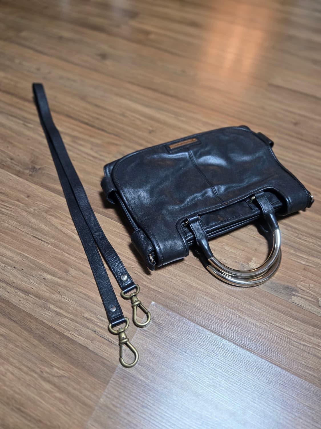 하이덴 하넷 블랙 가죽 크로스백 상품이미지8