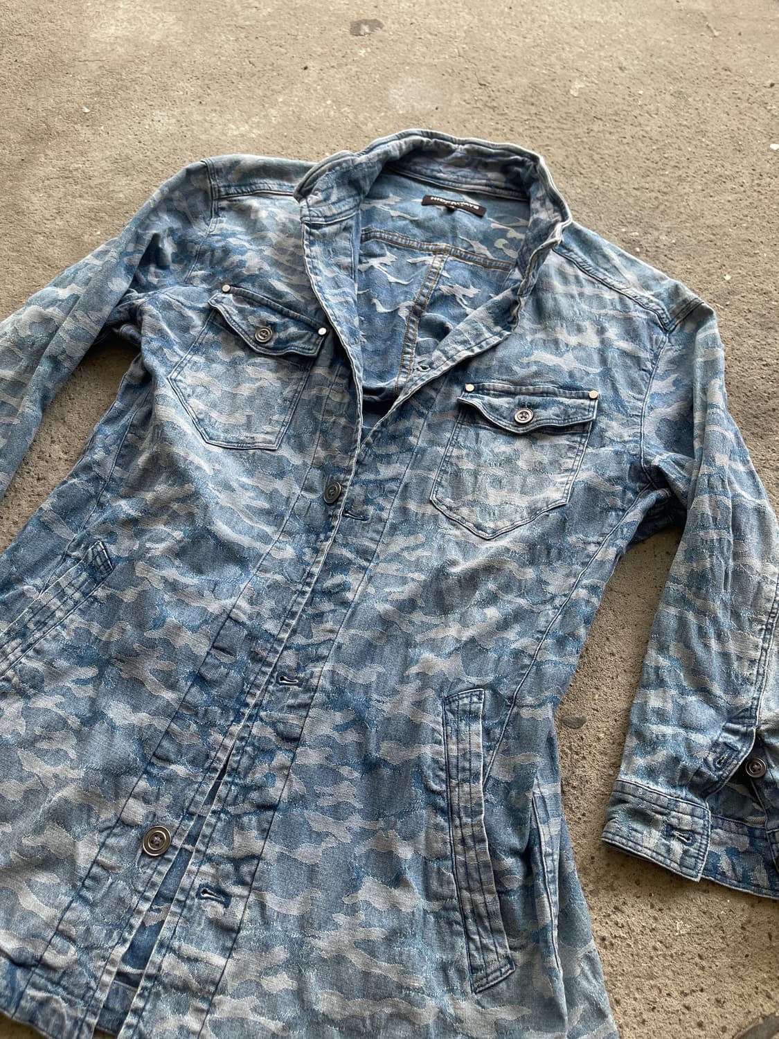 miltary denim jacket 상품이미지5