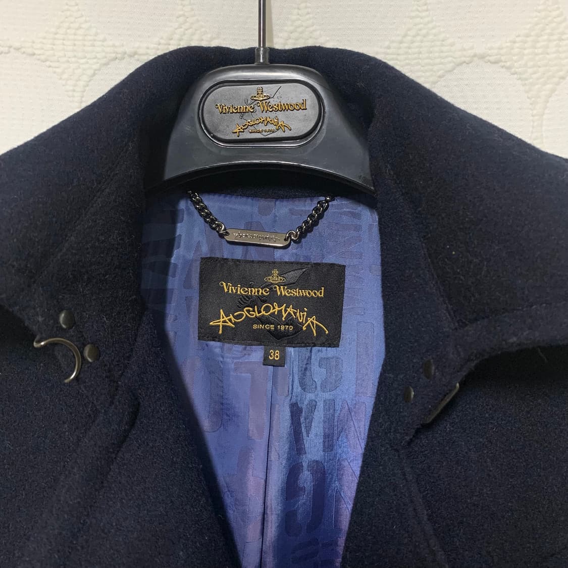 vivienne westwood 진남색 울 코트 상품이미지8